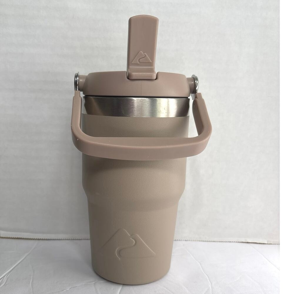 Ozark Trail 18 oz Stainless Steel Flip Straw Water Bottle NEW